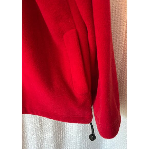 Alpine Tek by Palmetto's Women’s Red Fleece 1/4 Zip Pullover Fleece Jacket Sz XL - Picture 5 of 7